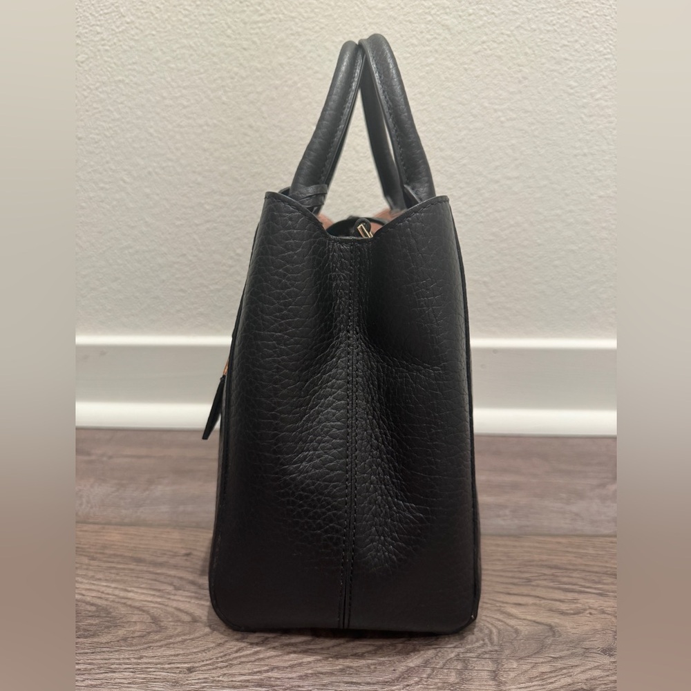 Kate Spade Carter Street Devlin Black Pebbled Leather Purse - Picture 7 of 11